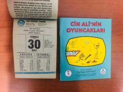 30 Temmuz 1991 orijinal Diyanet takvim yaprağı (Cin Ali kitabı hediyeli :)