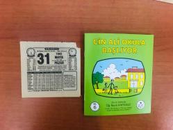 31 Mayıs 1992 orijinal Türkiye gazetesi takvim yaprağı (Cin Ali kitabı hediyeli:)