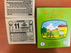 Efemera - 11 Temmuz 1992 orijinal Türkiye gazetesi takvim yaprağı (Cin Ali kitabı hediyeli:) - kitantik - kitaLog