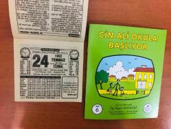 24 Temmuz 1992 orijinal Türkiye gazetesi takvim yaprağı (Cin Ali kitabı hediyeli:)