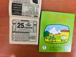 25 Temmuz 1992 orijinal Türkiye gazetesi takvim yaprağı (Cin Ali kitabı hediyeli:)