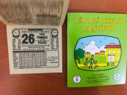 26 Temmuz 1992 orijinal Türkiye gazetesi takvim yaprağı (Cin Ali kitabı hediyeli:)