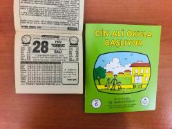 28 Temmuz 1992 orijinal Türkiye gazetesi takvim yaprağı (Cin Ali kitabı hediyeli:)
