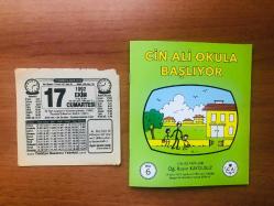 17 Ekim 1992 orijinal Türkiye gazetesi takvim yaprağı (Cin Ali kitabı hediyeli:)