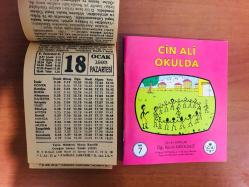 18 Ocak 1993 orijinal Fazilet takvim yaprağı (Cin Ali kitabı hediyeli:)