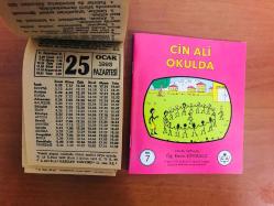 25 Ocak 1993 orijinal Fazilet takvim yaprağı (Cin Ali kitabı hediyeli:)