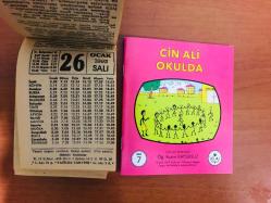 26 Ocak 1993 orijinal Fazilet takvim yaprağı (Cin Ali kitabı hediyeli:)