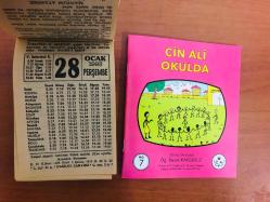 28 Ocak 1993 orijinal Fazilet takvim yaprağı (Cin Ali kitabı hediyeli:)