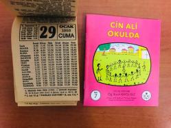 29 Ocak 1993 orijinal Fazilet takvim yaprağı (Cin Ali kitabı hediyeli:)