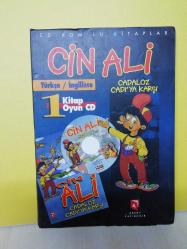CİN ALİ CADALOZ CADI'YA KARŞI Türkçe-İngilizce (1 Kitap+1 Oyun Cd)-2.EL