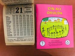 21 Nisan 1993 orijinal Fazilet takvim yaprağı (Cin Ali kitabı hediyeli:)