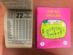 22 Nisan 1993 orijinal Fazilet takvim yaprağı (Cin Ali kitabı hediyeli:)