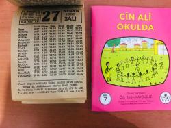 27 Nisan 1993 orijinal Fazilet takvim yaprağı (Cin Ali kitabı hediyeli:)