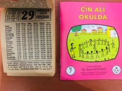 29 Nisan 1993 orijinal Fazilet takvim yaprağı (Cin Ali kitabı hediyeli:)