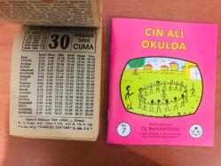 30 Nisan 1993 orijinal Fazilet takvim yaprağı (Cin Ali kitabı hediyeli:)