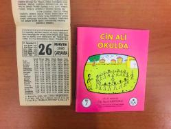 26 Mayıs 1993 orijinal Fazilet takvim yaprağı (Cin Ali kitabı hediyeli:)