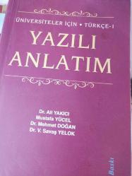 Üniversiteler İçin Türkçe YAzılı Anlatım 1