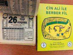 26 Ocak 1995 orijinal Türkiye gazetesi takvim yaprağı (Cin Ali kitabı hediyeli:)