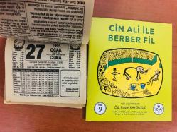 27 Ocak 1995 orijinal Türkiye gazetesi takvim yaprağı (Cin Ali kitabı hediyeli:)