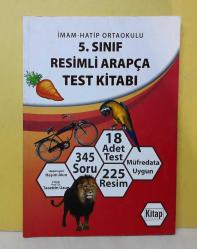İMAM - HATİP ORTAOKULU - 5. SINIF RESİMLİ ARAPÇA TEST KİTABI - 2.EL