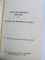 İTALYA'DA RÖNESANS KÜLTÜRÜ 1