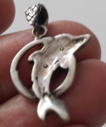 OSMANLI SON DÖNEMİ ORİJİNAL VENEDİK MENŞELİ ŞANS KADER GÜMÜŞ KOLYE UCU NN2AA1