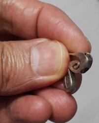 OSMANLI SON DÖNEMİ ORİJİNAL MÜTHİŞ İŞÇİLİKLİ GÜMÜŞ KOLYE UCU K1A1L1