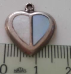 CUMHURİYET İLK DÖNEM SEDEF KAKMALI ORİJİNAL GÜMÜŞ KOLYE UCU LL2NN1 NADİRDİR