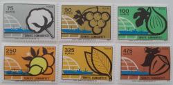 1973 İHRAÇ ÜRÜNLERİ KONULU SÜREKLİ ORİJİNAL MNH TAM SERİ 2022 KATALOK FİYATI;100.00TL H1A1C1