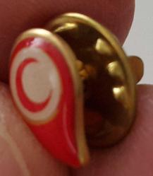 KIZILAY MİNELİ DAMLA ORİJİNAL YAKA ROZETİ K1I1A1