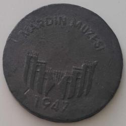 1947 MARDİN MÜZESİ ORJİNAL JETONU M2Ü2Z2 ÇOK NADİRDİR