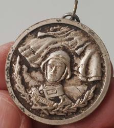 1944 BULGARİSTAN 2.DÜNYA SAVAŞI ASKERİ ORİJİNAL ÜSTÜN BAŞARI MADALYASI B3U3L3 ÇOK NADİR
