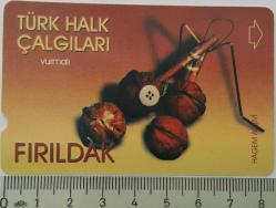 2001 TÜRK HALK ÇALGILARI ÖRNEK ORİJİNAL TELEFON KARTI 2010 KATALOK,75 EURO 2C1A2B