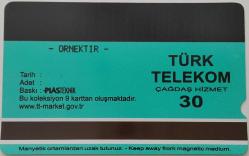 2001 TÜRK HALK ÇALGILARI ÖRNEK ORİJİNAL TELEFON KARTI 2010 KATALOK,75 EURO 2C1A2B