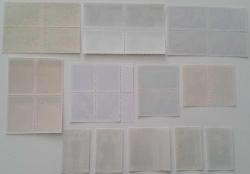 KUZEY KIBRIS TÜRK CUMHURİYETİ 1976-89 YILI PARÇA VE DÖRTLÜ BLOK MNH NADİR ORİJİNAL PULLAR 9AA2C