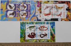 2010 KONGO YARASALAR-2011 BURUNDİ KELEBEK VE YILANLAR ORİJİNAL BLOKLARI MNH ÇOK ÇOK NADİR A1YY1