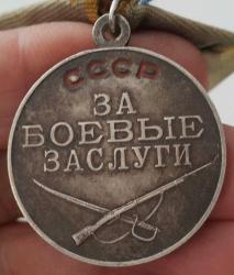 Efemera - SOVYET RUSYA II.DÜNYA SAVAŞI ORİJİNAL GÜMÜŞ ASKILI HARP HİZMET MADALYASI 2D1AA1 - kitantik - kitaLog