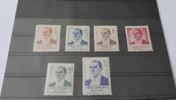 1961 ATATÜRK RESİMLİ SÜREKLİ POSTA PULLARI SERİSİ MNH 2022 KATALOK 700.00TL NADİRDİR
