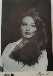 MÜJDE AR'IN STÜDYO KA COLOR MENŞELİ ESKİ 10.4X16CM KÜÇÜK BOY ÇOK NADİR ORİJİNAL KARTPOSTALI-1BB