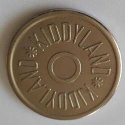 ESKİ DÖNEM YABANCI KIDDYLAND ORİJİNAL OYUN JETONU 3A ÇİL NADİR