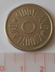 ESKİ DÖNEM YABANCI KIDDYLAND ORİJİNAL OYUN JETONU 3A ÇİL NADİR