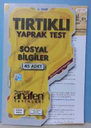 6. SINIF SOSYAL BİLGİLER TIRTIKLI YAPRAK TEST (45 TEST) (ÇÖZÜMLÜ DVD) - 2.EL