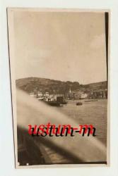 ARABALI VAPUR VE ESKİ EVLER TEMALI FOTOĞRAF...