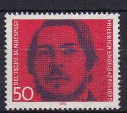 1970 FRIEDRICH ENGELS 150. DOĞUM GÜNÜ MNH ALMANYA