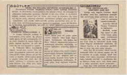 Kızılay Takvim Yaprağı - 21 Haziran 1972