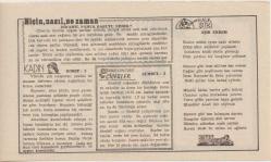 Kızılay Takvim Yaprağı - 27 Haziran 1972