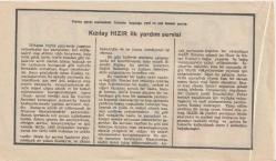 Kızılay Takvim Yaprağı - 31 Ekim 1972
