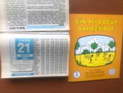 21 Mayıs 1996 orijinal Hicret takvim yaprağı (Cin Ali kitabı hediyeli:)