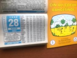 28 Mayıs 1996 orijinal Hicret takvim yaprağı (Cin Ali kitabı hediyeli:)