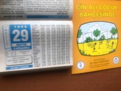 29 Mayıs 1996 orijinal Hicret takvim yaprağı (Cin Ali kitabı hediyeli:)